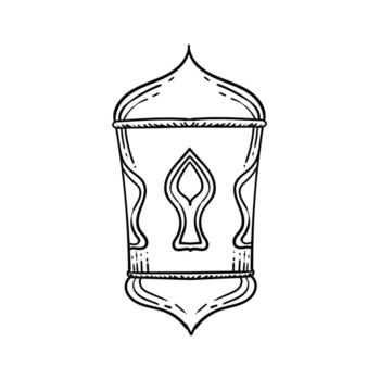 Decorative Ornate Lantern Design with Intricate Patterns and Elegant Curved Shapes vector