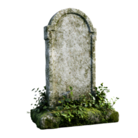 Mossy Gravestone with a Rustic Look png