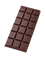 Chocolate bar isolated on transparent background.. png