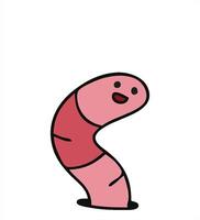 hand drawn quirky cartoon worm design art video