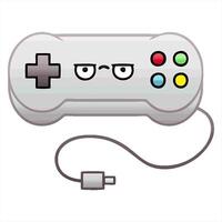 gradient shaded cartoon of a game controller design video