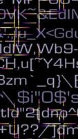 Futuristic Streaming Data Animation Loop video