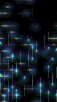 Futuristic Glowing Data Streams Loop video