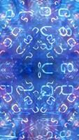Kaleidoscopic Futuristic Data Stream Loop video