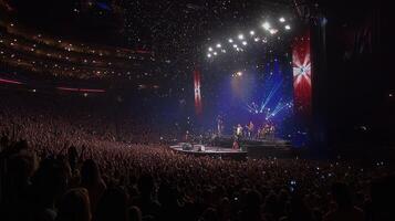 Epic Concert Atmosphere A Live Music Spectacle in a Packed Arena photo