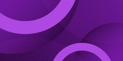 Abstract dark purple background with simple circle pattern. Overlap dynamic color background. vector