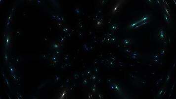 Swinging particles through a distorting lens1. Abstract animation. video