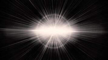 futuristic outro light rays dark background. soft color shiny bright light. video