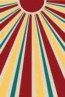 Sunburst retro abstract background, sun retro design background, abstract background vector