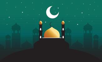 Eid mubarak to all muslims vector