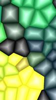 Realistic abstract looping animation shining polygonal mosaic cubes pattern. colorful glass crystal. smooth slow motion. video