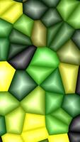Realistic abstract looping animation shining polygonal mosaic cubes pattern. colorful glass crystal. dynamic motion. video