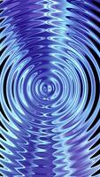 animated wavy loop motion blue liquid. vertical soft animation. abstract shiny blue ripple. video