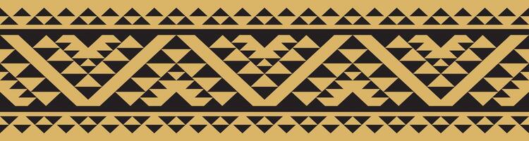 Ethnic and Geometric Pattern Border for Rug and Fabric. vector