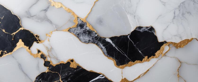 blanco negro y oro mármol , Copiar espacio concepto para fondo de pantalla o antecedentes foto