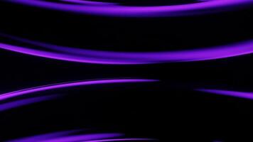 Pink Neon Line Effect with Glowing Lights in 3D Animation on Dark Background video