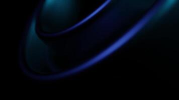 Dark Blue Motion Circle Sci-Fi Abstract in 3D Animation video