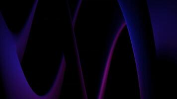 Blue and Pink Wavy Line with Glowing Motion and Dynamic Effects in 3D Animation Loop Animation video