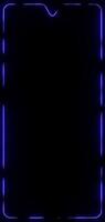 Blue Neon Glowing Display Frame with Dynamic Light Effects and Animated Edges in 3D Animation Loop Animation Mobile Live Wallpaper video