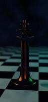Golden Chess King with Detailed Design and Dynamic Motion in 3D Animation Loop Animation video
