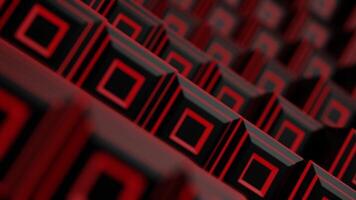Multicolor Neon Texture Cube with Glowing Effects and Dynamic Motion in 3D Animation Loop Animation video
