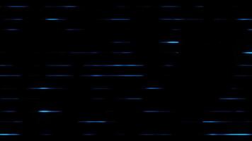 Blue Neon Line Flowing with Glowing Effect on Dark Background in 3D Animation Loop Animation video