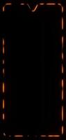 Fire Texture Glowing Display Frame with Animated Edges and Light Effects in 3D Animation Loop Animation Mobile Live Wallpaper video