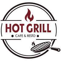 Clean Black and Red Cafe and Resto Branding. vector
