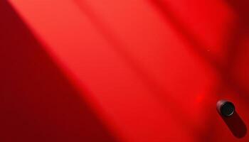 A red wall photo