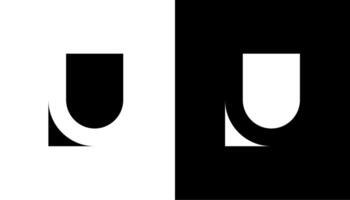 Letter U logo Icon for design. Easily editable template illustration vector