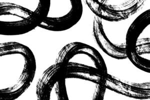 Simple Bold Grunge Hand Drawn Doodle Wavy Lines. Geometric abstract curvy swirls. Playful modern and simple wall art with trendy colors. Retro childish background vector