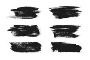 Collection of Hand Drawn Grunge Brush Strokes and Lines. Creative brush lines with rough edges. Abstract freehand doodle line borders. Highlight splashes vector