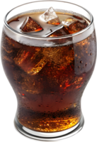 Cola Bubbles Sweet Soft Drink Cold Refreshing Beverage Glass Clipart. . png