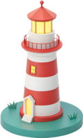 Lighthouse Icon Featuring Glowing Beacon for Safe Navigation. . png