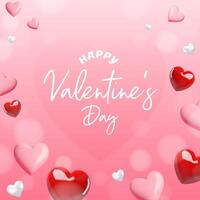 Heart Glass Valentine Instagram Post template