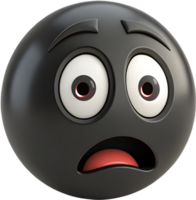Digital face icon with round, friendly expression, perfect for avatars, . png