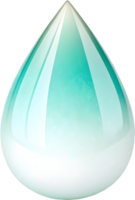 Unique Teardrop Clipart with Colorful and Smooth Gradient Effect. . png