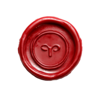 Wax seal featuring the word confidential crafted in red, symbolizing secrecy and authenticity in correspondence, Wax Seal with Confidential Word Isolated Stock Illustration png
