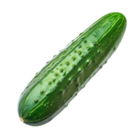Fresh cucumber isolated on a transparent background showcasing its natural color and texture, ideal for culinary uses or dietary discussions, sliced cucumber isolated on transparent background png