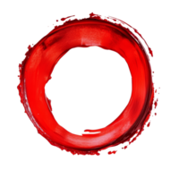 Red watercolor circle on transparent background showcasing vibrant color and smooth texture for artistic expression, red painted liquid water color circle isolated on transparent background png