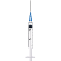 Empty syringe for injection isolated on a transparent background with a detailed scale for precise measurement, empty syringe for injection isolated on transparent background png