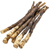 Finger root water made from fresh Kaempferia roots displayed on a clean transparent background, Kaempferia or finger root water on transparent background png