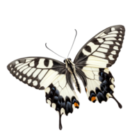 Melanargia galathea butterfly resting on a transparent background showcasing intricate wing patterns and colors, Melanargia galathea butterfly, isolated on transparent background png