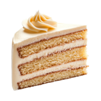 Indulge in a slice of classic Smith Island cake featuring layers of rich frosting on a transparent background, smith island cake slice isolated on transparent background png