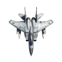 Military jet fighter showcased on a transparent background, highlighting its design and features in a static display, Military Jet Fighter on transparent background png