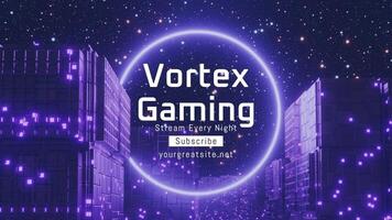 Youtube Banner Gaming Channel template