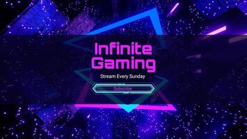 Youtube Banner Gaming Channel template