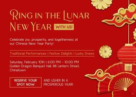Chinese New Year Party template