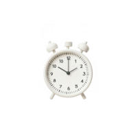 Minimalist alarm clock showing time, perfect for daily routines and productivity. png