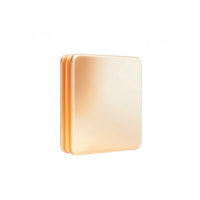 Stylish, reflective square graphic element for modern design applications. png